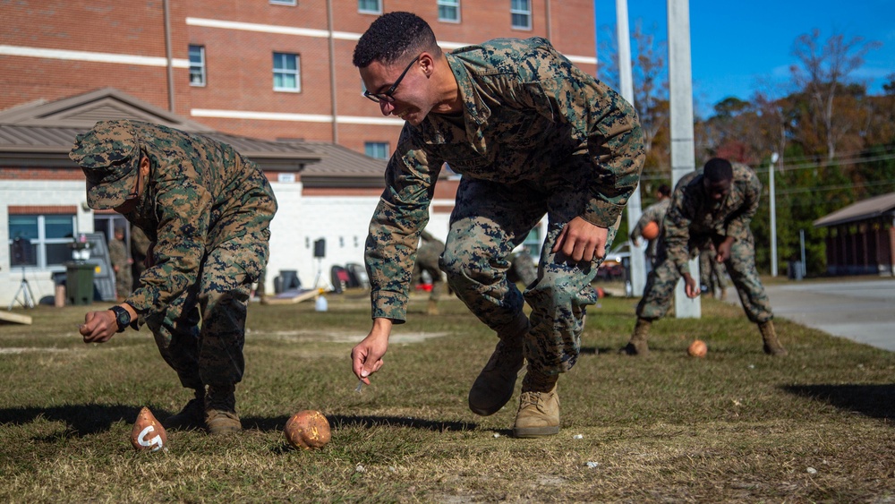 II MSB Barracks Thanksgiving Event