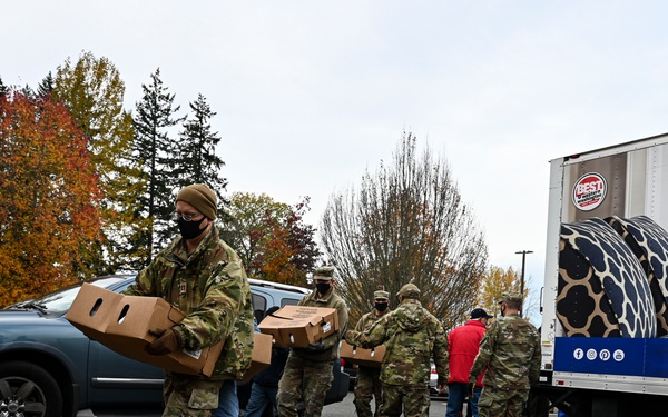 Holiday season arrives at McChord with annual Operation Turkey Drop
