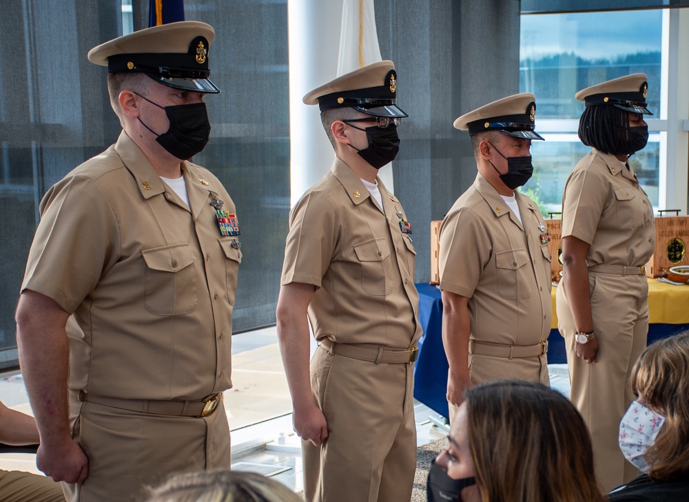 NMRTC Bremerton Welcomes Four Newest Navy Chiefs