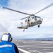 MH-60S Sea Hawk Conduct Flight Maneuver Aboard USS Charleston