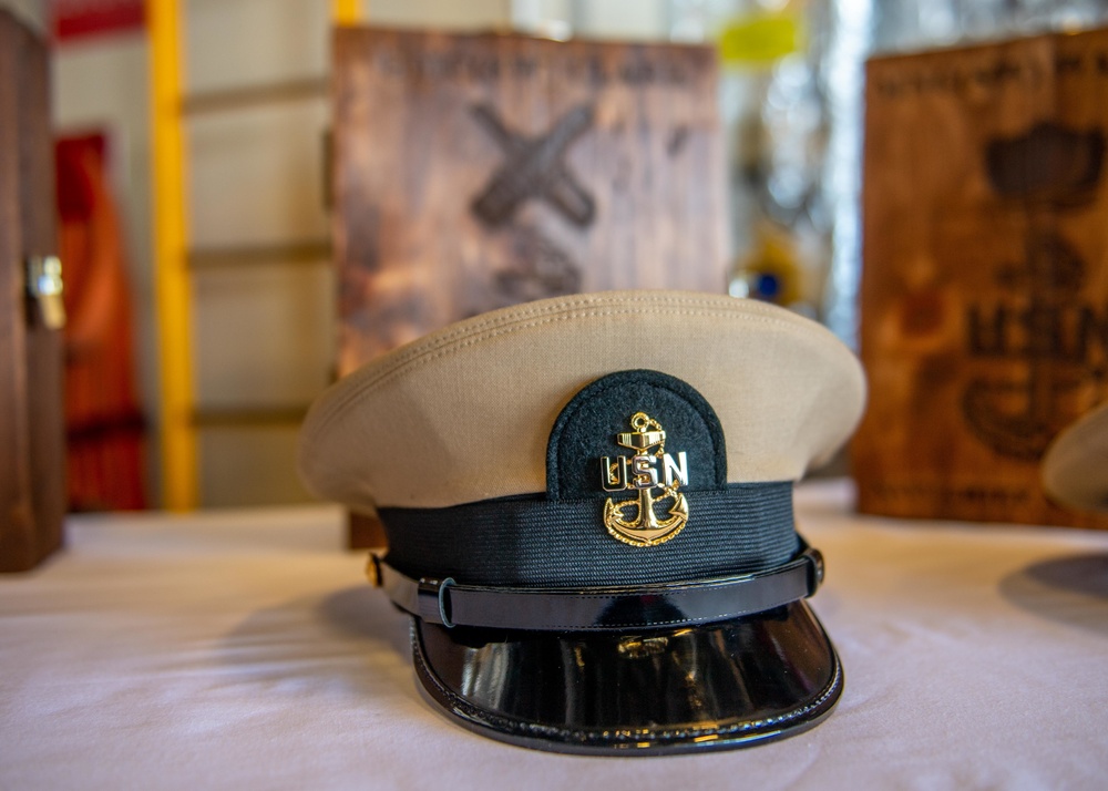 USS Charleston Sailors Get Pinned to the Rank of Chief Petty Officer