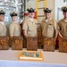 USS Charleston Sailors Get Pinned to the Rank of Chief Petty Officer