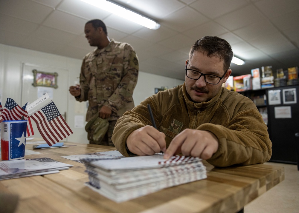 Volunteers keep Oasis stocked for Airmen