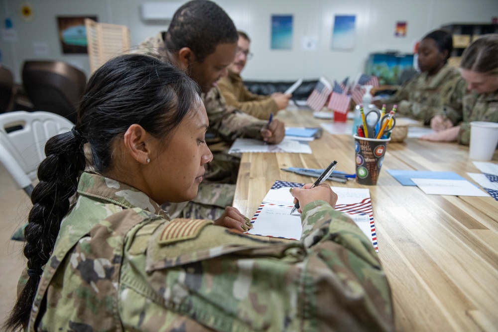 Volunteers keep Oasis stocked for Airmen