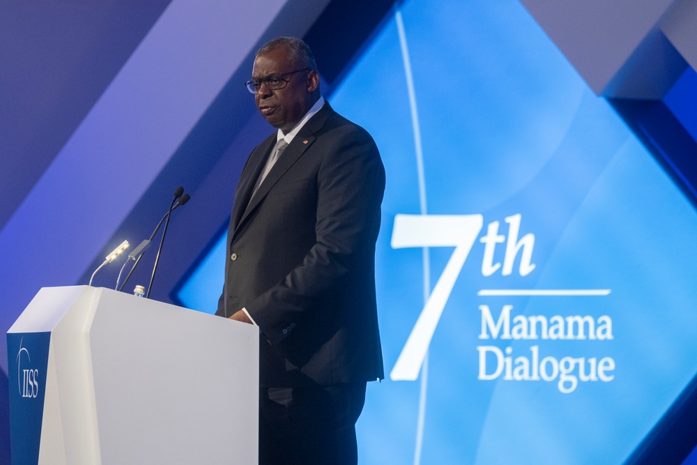 SECDEF speaks at 17th Annual IISS Manama Dialogue