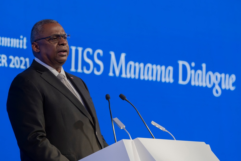 SECDEF speaks at 17th Annual IISS Manama Dialogue