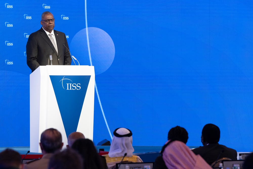 SECDEF speaks at 17th Annual IISS Manama Dialogue