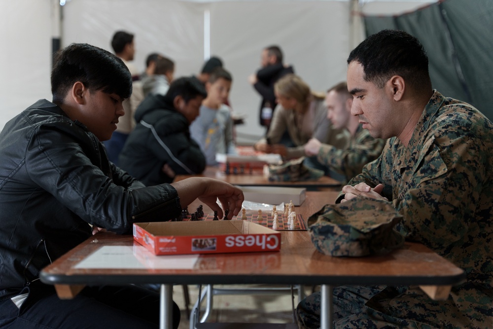 Chess Tournament at Task Force Pickett