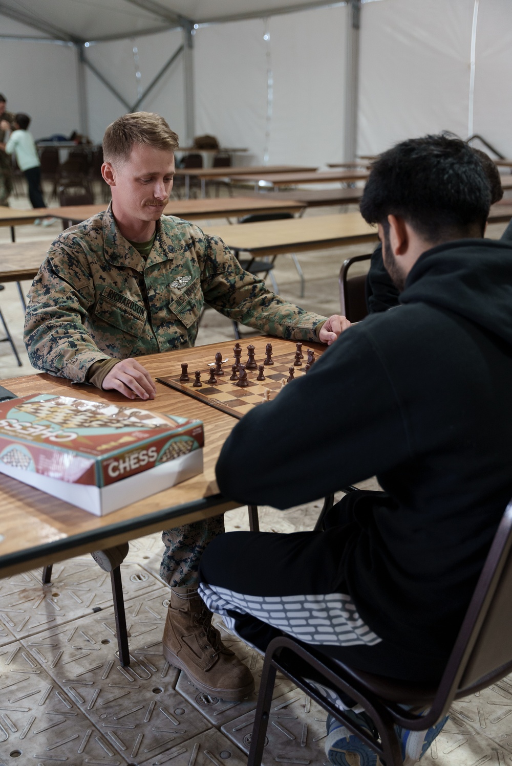 Chess Tournament at Task Force Pickett