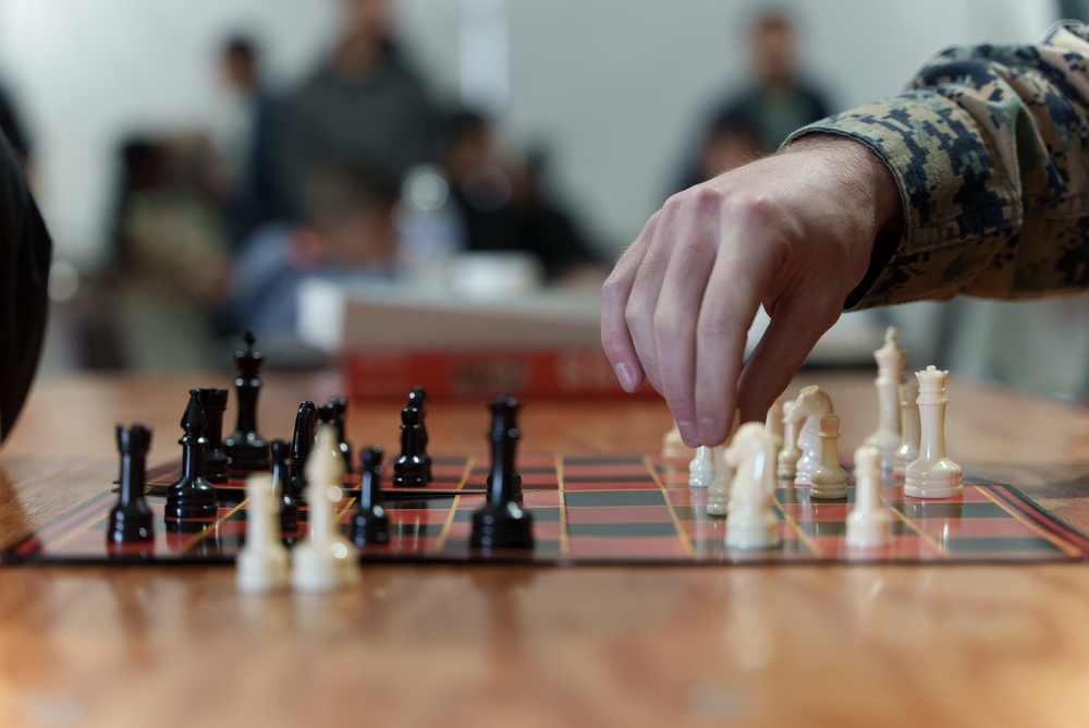Chess Tournament at Task Force Pickett