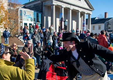 USS Constitution participates in Plymouth Thanksgiving Parade