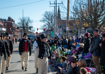 USS Constitution participates in Plymouth Thanksgiving Parade