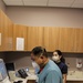 U.S. Airmen conduct medical operations at Benefis Health System in Great Falls, Montana