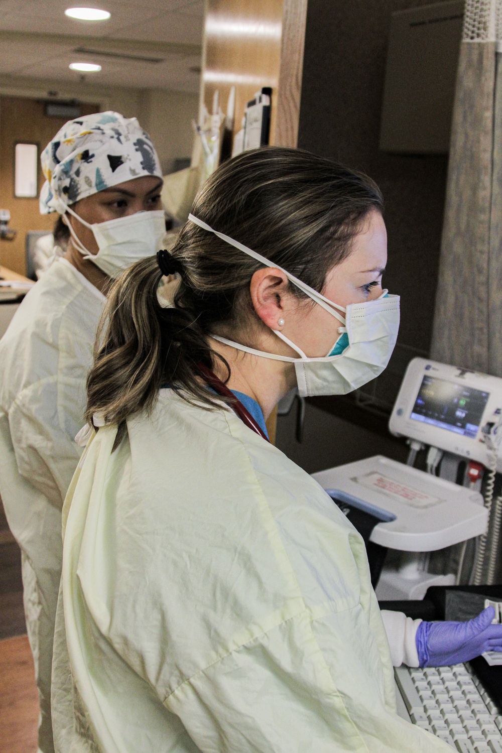 U.S. Air Force Personnel Aid Patients at Benefis Health System in Great Falls, Montana