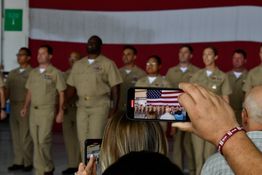 Navy Holds Chief Pinning Ceremony onboard Point Mugu
