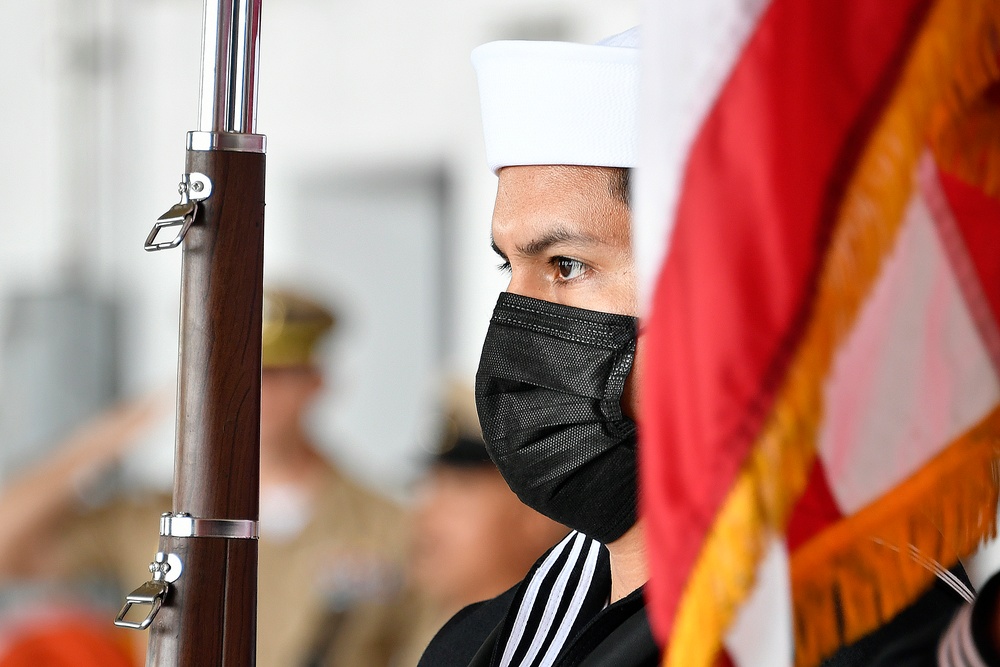 Navy Holds Chief Pinning Ceremony onboard Point Mugu