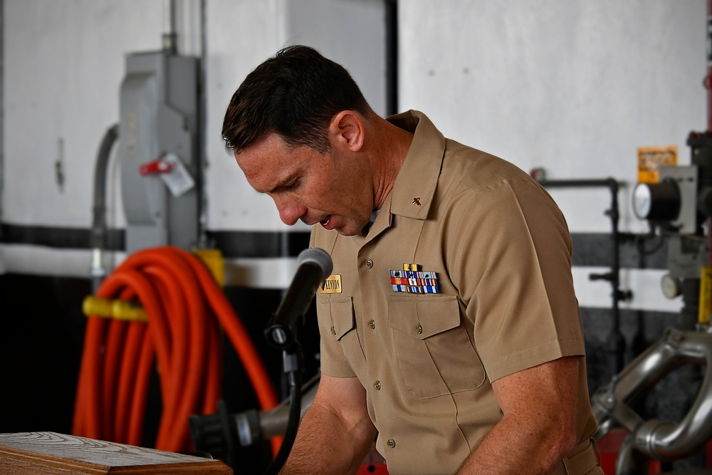 Navy Holds Chief Pinning Ceremony onboard Point Mugu