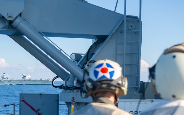 United States, United Kingdom and Italy Conduct Cross-Deck Operations