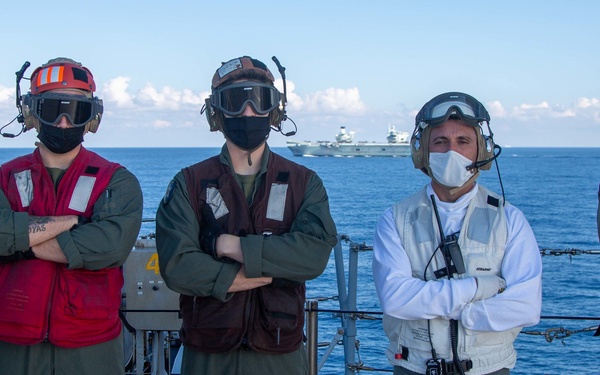 United States, United Kingdom and Italy Conduct Cross-Deck Operations