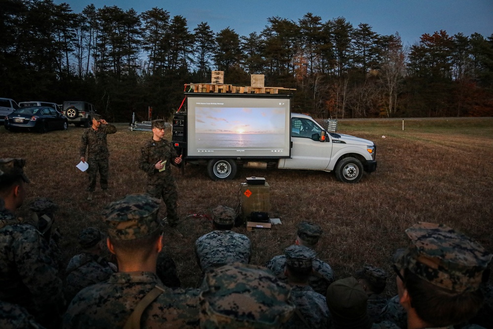 Alpha Company Birthday Celebration