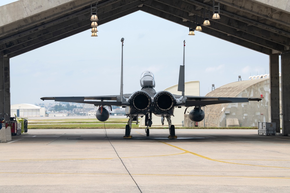 18th Wing eagles on the move