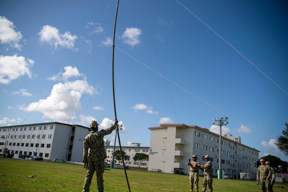 US Navy Seabees with NMCB-5 train on Civil Engineer Support Equipment