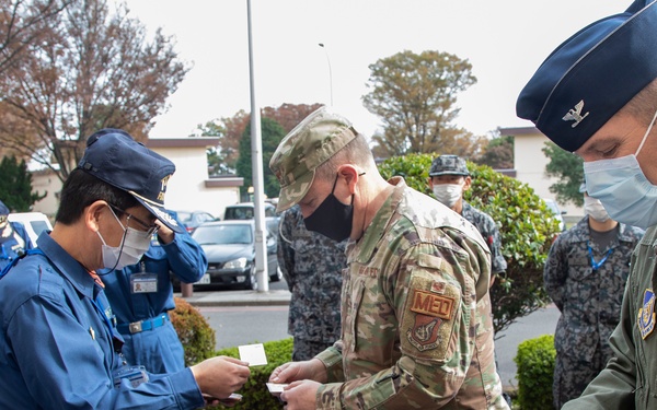 TFD and JASDF first responders visit Yokota Hospital