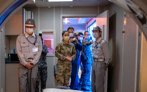 TFD and JASDF first responders visit Yokota Hospital