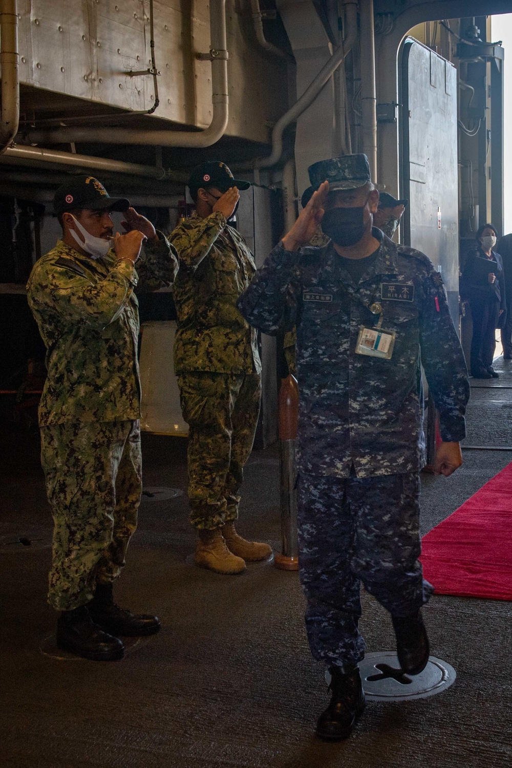 USS America (LHA 6) Hosts Ship Tour In Iwakuni