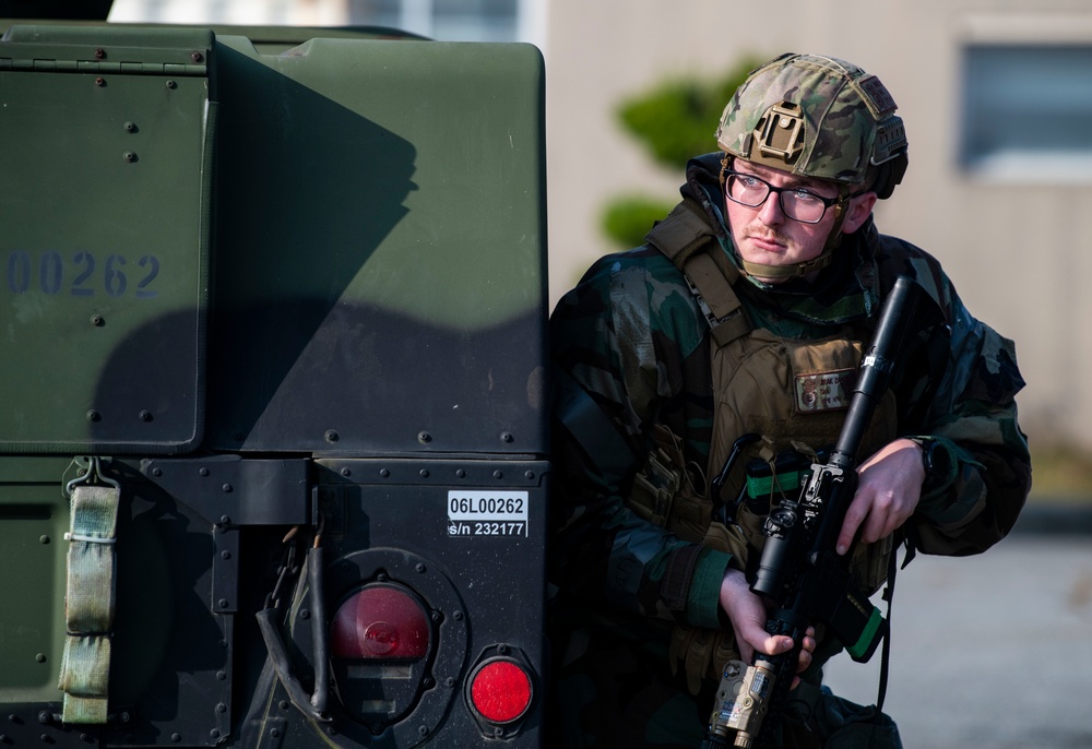 8th SFS patrol, protect the Wolf Pack