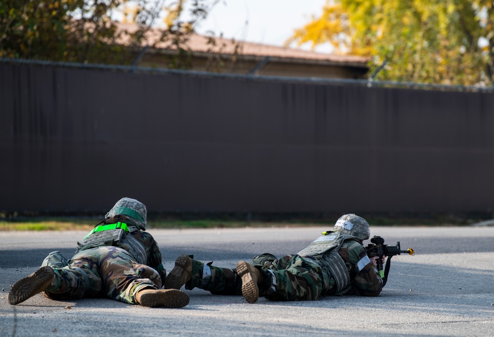 8th SFS patrol, protect the Wolf Pack