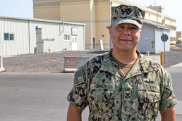 Logistics Specialist 1st Class Hermilo Simon Thrives at Camp Lemonnier