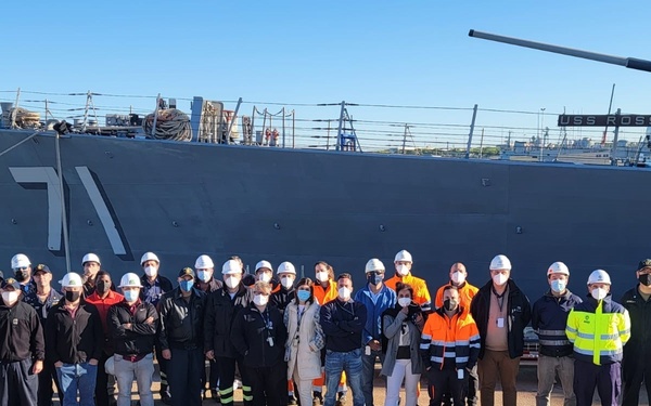 FDRMC Completes USS Ross CNO Availability On Time