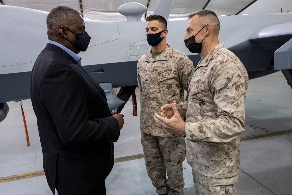 SECDEF visits Al Dhafra Air Base, UAE