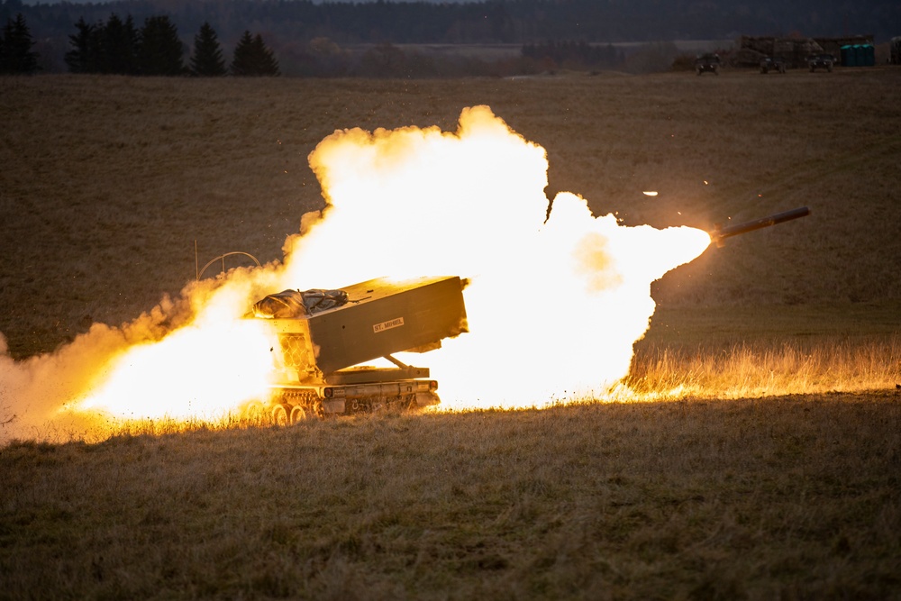 1st Battalion, 6th Field Artillery Regiment conducts Table XV Live Fire