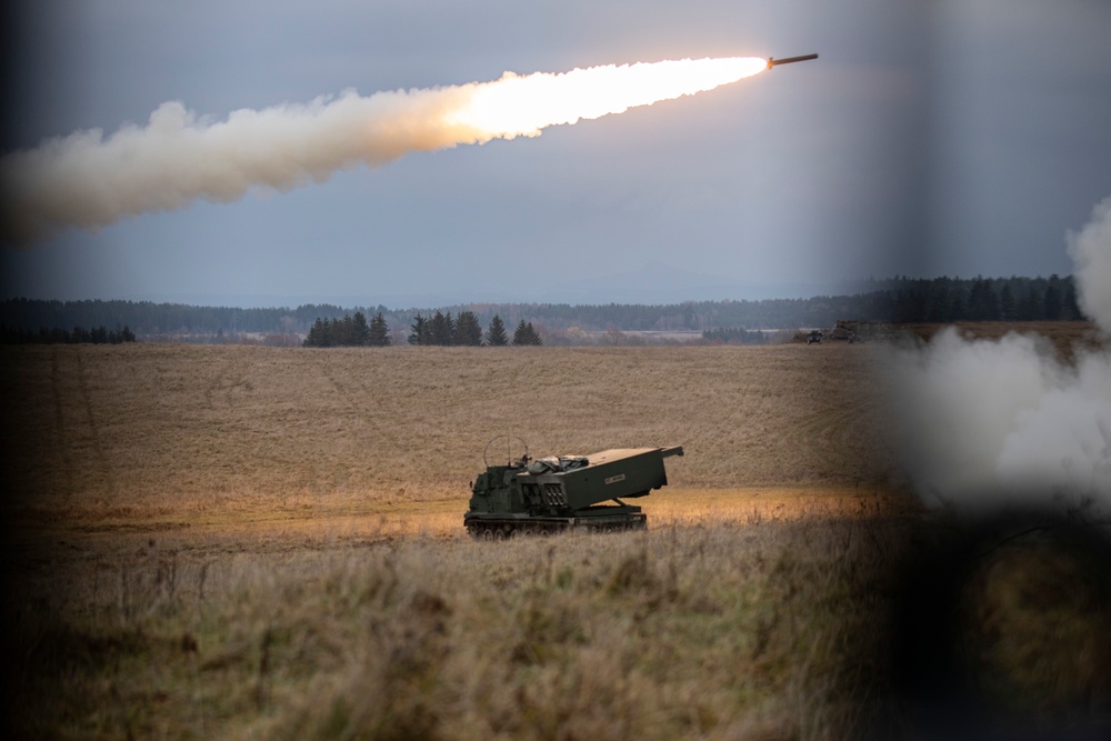 1st Battalion, 6th Field Artillery Regiment conducts Table XV Live Fire