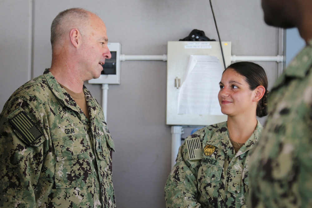 Rear Adm. Scott Gray visits NSA Bahrain