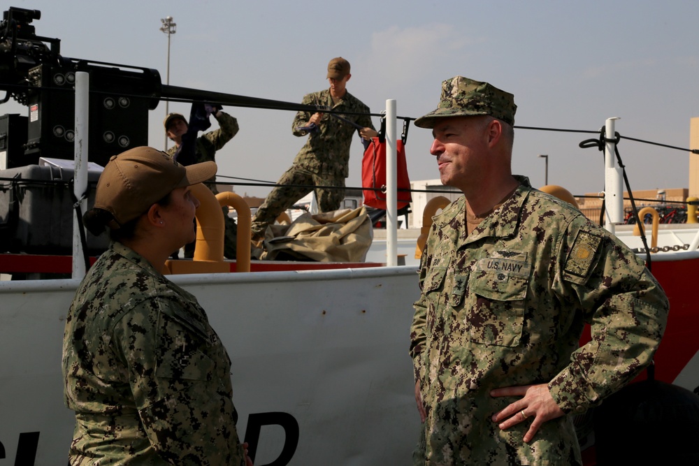 Rear Adm. Scott Gray visits NSA Bahrain