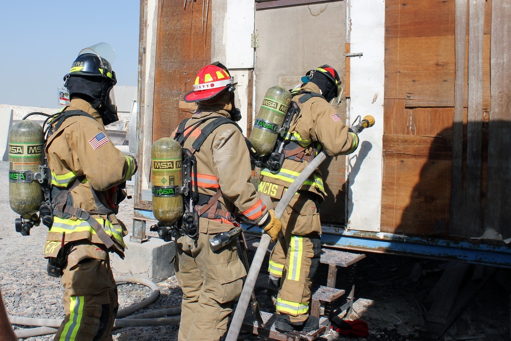Al Dhafra Firefighter Training