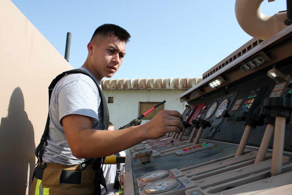 Al Dhafra Firefighter Training