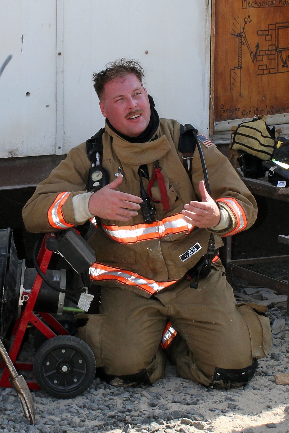 Al Dhafra Firefighter Training