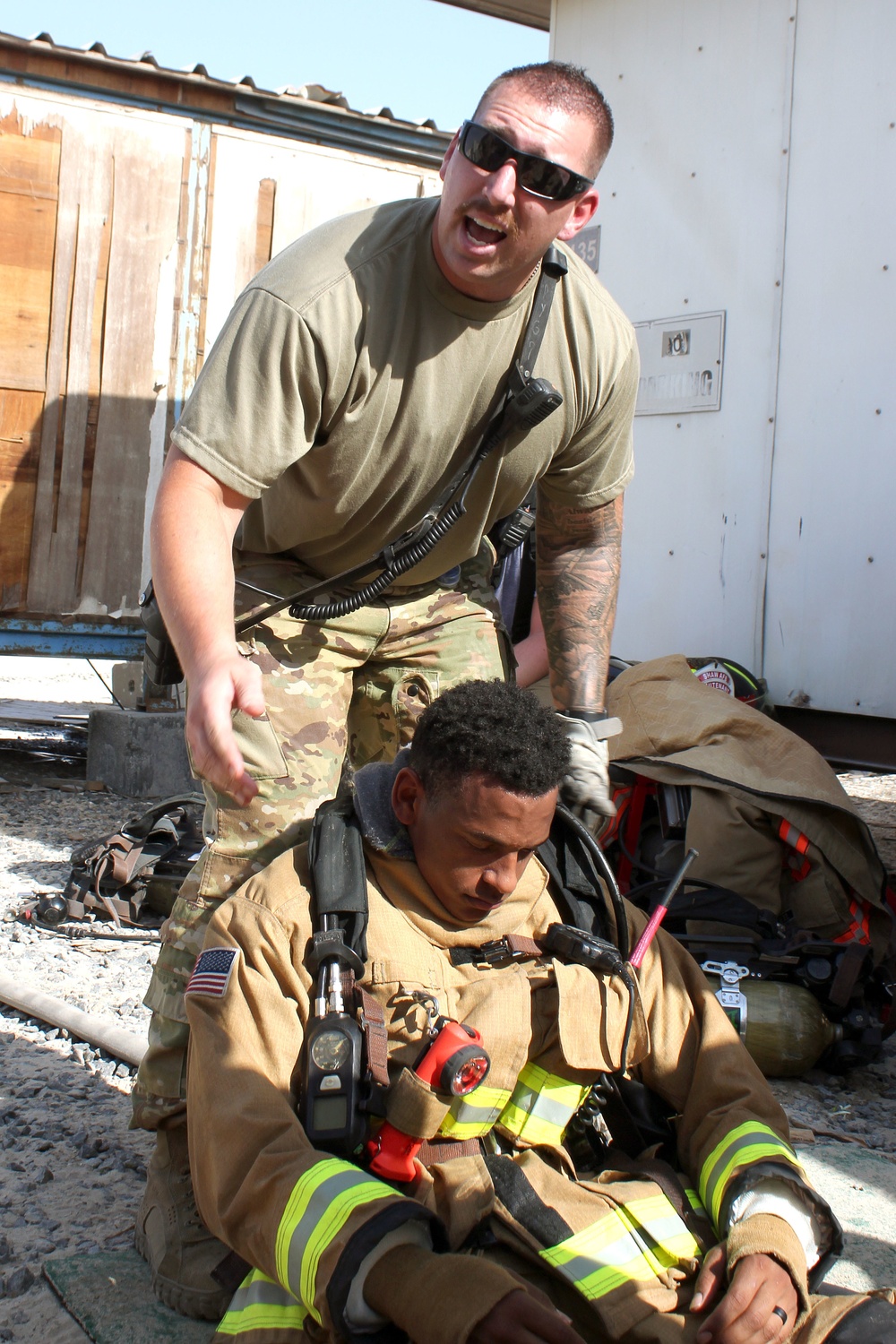Al Dhafra Firefighter Training