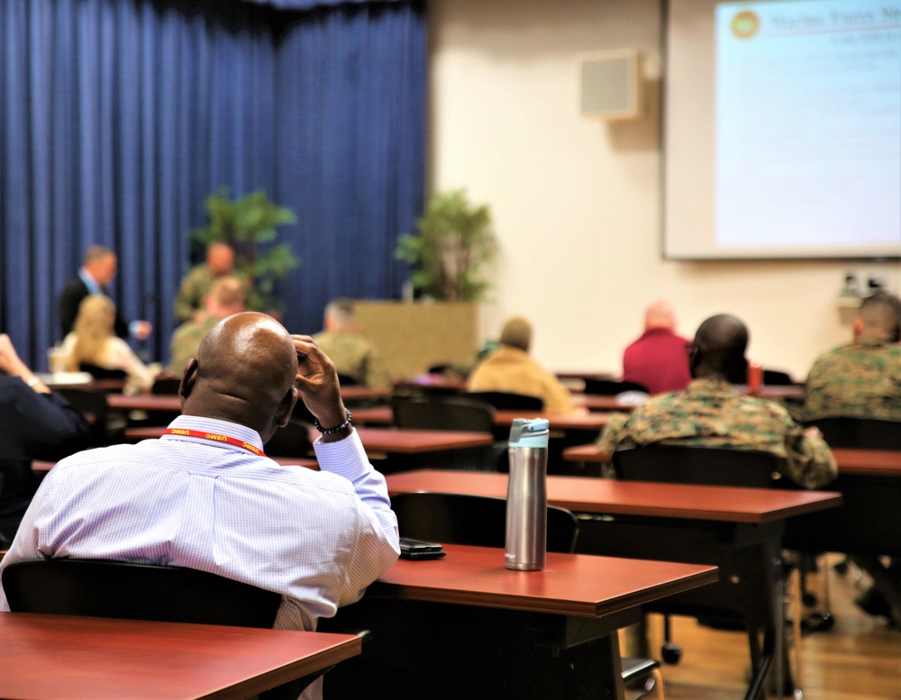 Logisticians From Across the Corps Gather, Develop Sustainment Solutions, Present, and Future