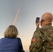 CSO watches rocket launch