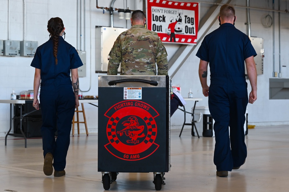 60th Fighter Squadron Jet Arrival