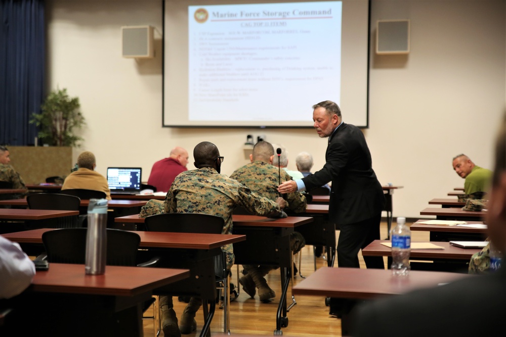 Logisticians From Across the Corps Gather, Develop Sustainment Solutions, Present, and Future