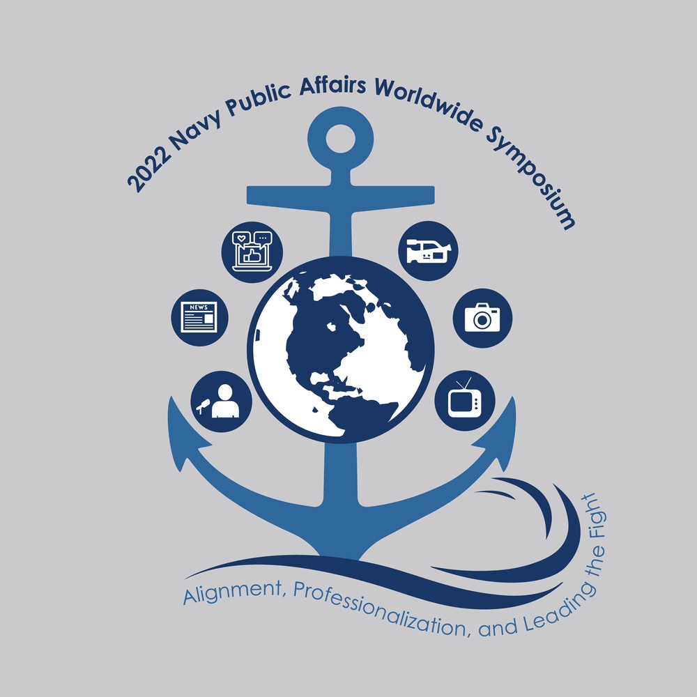 Identity Design Graphic: 2022 Navy PA Worldwide Symposium