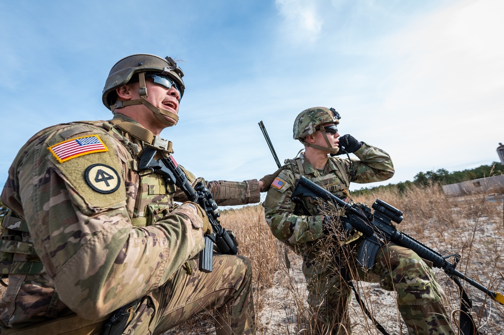 102nd Cavalry conduct CASEVAC