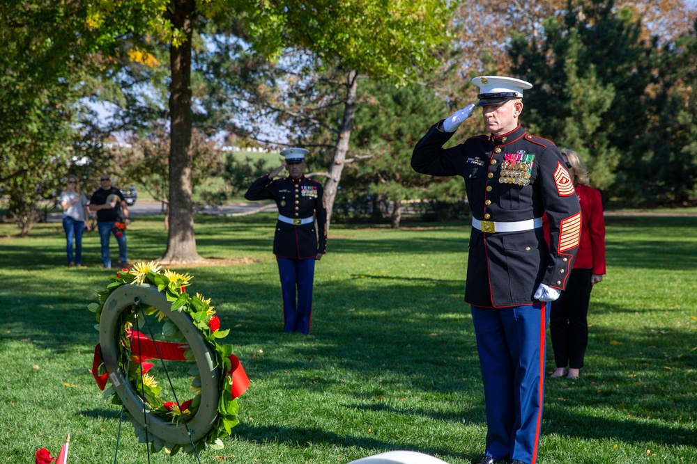 Marine Corps celebrates 246th anniversary with wreath laying ceremony