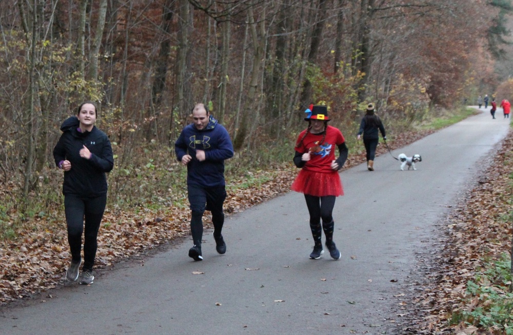 DLA Troop Support Europe and Africa employees and families build overseas morale with Turkey Trot